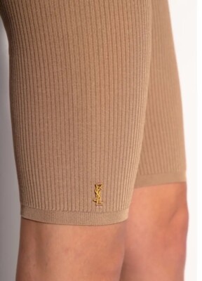 Saint Laurent Rippstrick Shorts Größe Extra Small Brandneu Original UVP 470  #W10