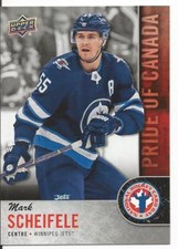 2017-18 Upper Deck UD Mark Scheifele #8 Pride of Canada National Hockey Card Day