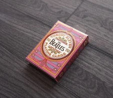 1 DECK The Beatles Band Pink Playing Cards Theory11 Official Bicycle Pack New