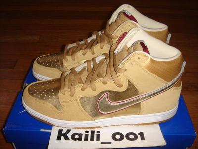 Nike Dunk High Premium SB Size Koston Thai Temple Gold