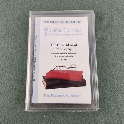 Great Courses The Great Ideas Of Philosophy DVD Set W/Guidebook Part 3