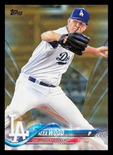 2018 Topps #65 Alex Wood /2018 Gold Los Angeles Dodgers