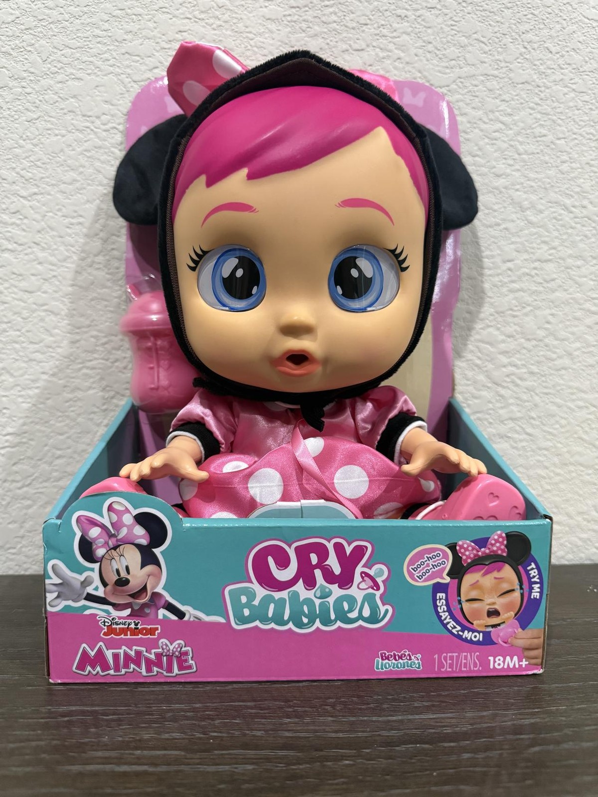 Cry Babies Interactive Disney Nurturing Baby Doll Minnie Mouse