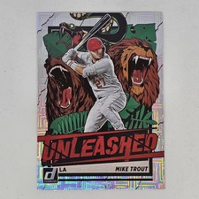 2021 Donruss Mike Trout Unleashed Vector Parallel #UNL2 Los Angeles Angels Card