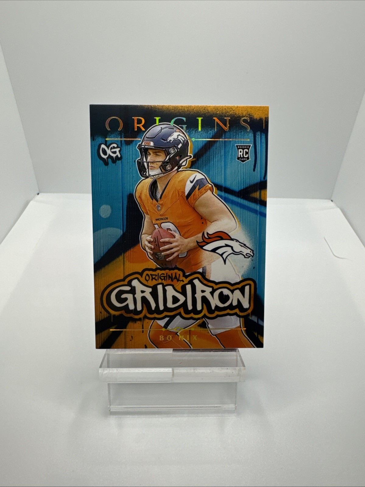 2024 Panini Origins Bo Nix Original Gridiron RC #19