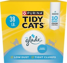Lightweight Cat Litter Clumping Multi Cat Glade Clear Springs Odor Control Low