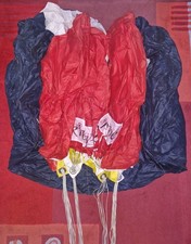 Fallschirm 7 Zeller, Skipper 190 f&uuml;r WINGSUIT  Hauptschirm Hauptkappe