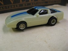 Tyco Vintage HO 1980 - 1990 Nite Glow Chevrolet Corvette, Blue Accents