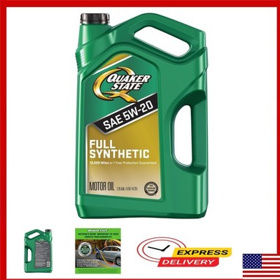 Quaker State Full Synthetic 5W-20 Motor Oil 5 Quart