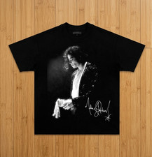 Michael Jackson King of Pop Cotton T-Shirt Black Graphic Tee US  150426N09