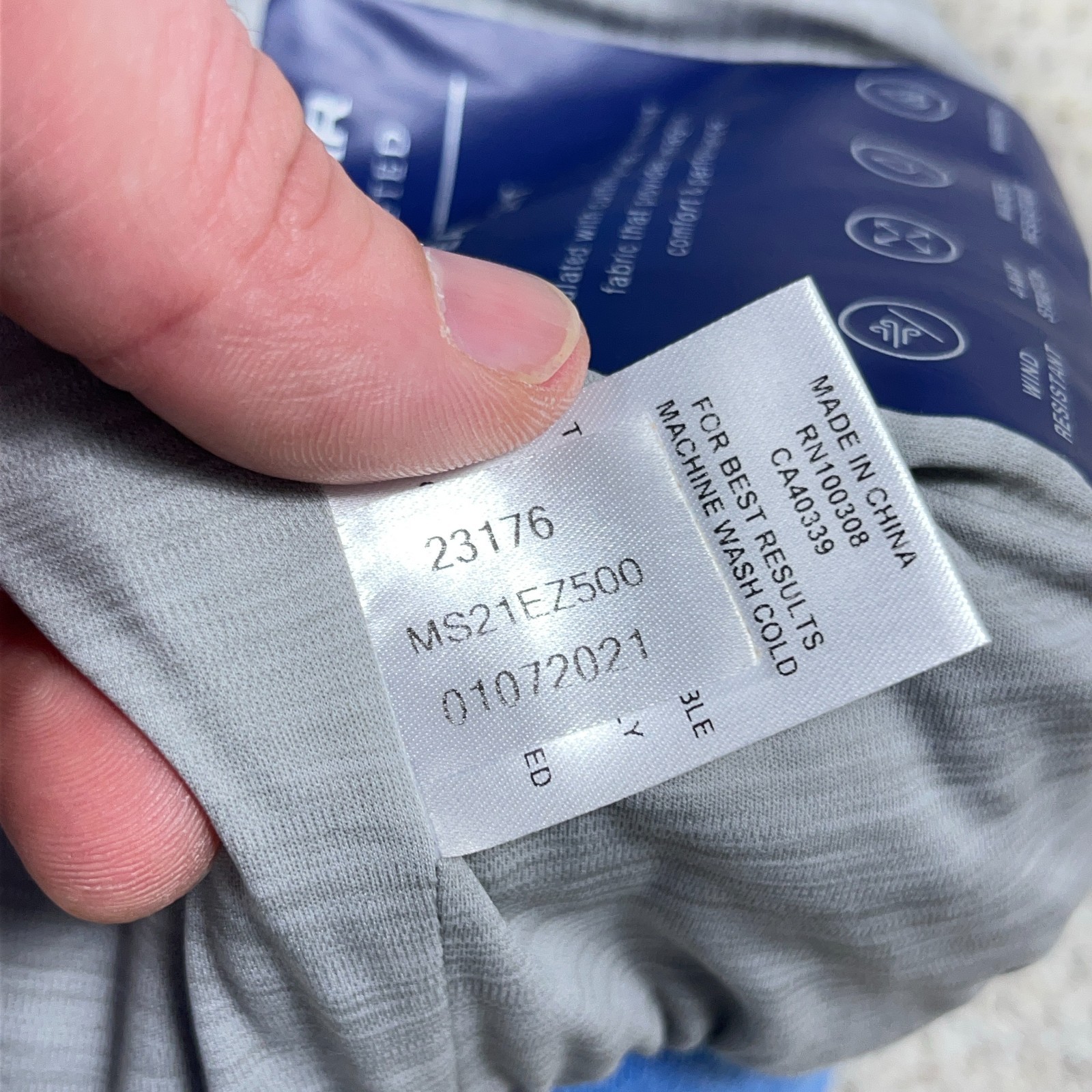 Peter Millar Stealth Light Jacket Men Medium Blue… - image 13