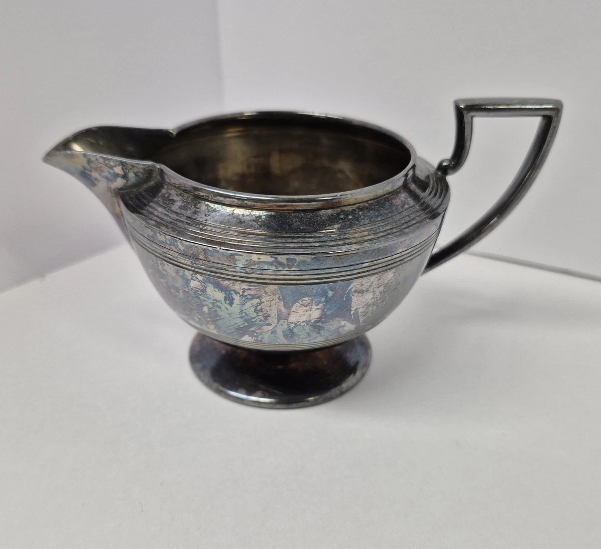 Forbes Silver Coin Antique US Silver-Plated Creamers & Sugar Bowls