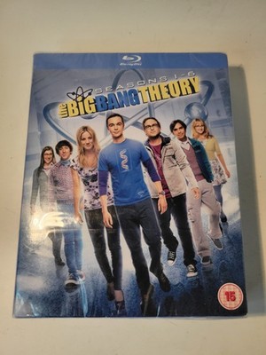 The Big Bang Theory Seasons 1-6 (Blu-ray, 2013) Johnny Galecki New Sealed