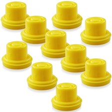 Yellow Gas Can Spout Cap Top Hat Style Fits Blitz Gas Cans 10PCS Professional
