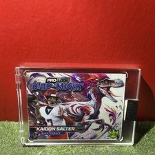 Wild Card Pro-Look Dino-Might Kaidon Salter Serial Numbered 6/10 Football Card