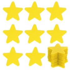 1.57" Carpet Spot Markers, 40 Pcs Star Floor Dots Markers, Yellow