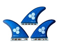 Clearance - 35.00 Cardiff Fin Co AM1 Med Tri 3 Fin HC Hexcore Blue Fits FUT