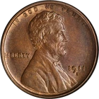 1911-S Lincoln Cent Nice BU Nice Eye Appeal Strong Strike