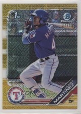 2019 Bowman Mega Box Gold Mojo Refractor 31/50 Julio Pablo Martinez #BCP-30 1g3