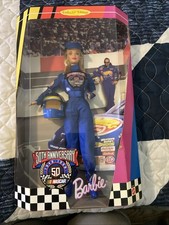 New 1998 BARBIE COLLECTOR EDITION 50th Anniversary NASCAR Kyle Petty NIB