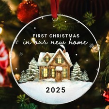 New Home Christmas Ornament 2025   First in Our