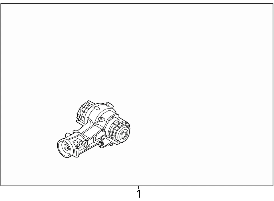 Carrier Rear Axle With Torque Vectoring System Fits 13-17 AUDI S6 6724265 Foto 4 de 4