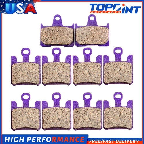 For 2004-2007 Kawasaki All Ninja ZX10R Carbon Fiber Brake Pads Front & Rear - Picture 2 of 6