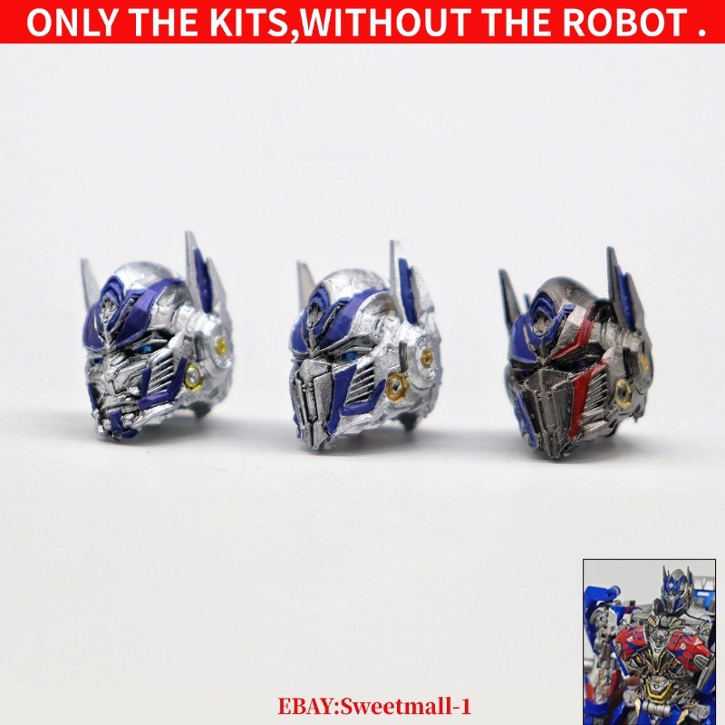 3D DIY Head Replacement Upgrade Kit For Studio Series AOE OP Prime Accessories