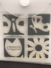 Close To My Heart SPRING BLOCKS A1018 My Acrylix Stamp Stamps Crafts Scrapbook