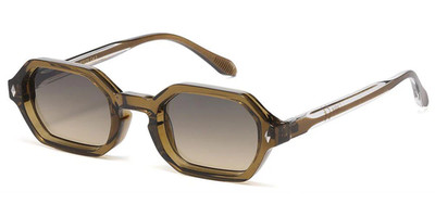 Manhattan | Oval | Crystal Olive Frames | Olive Gradient Lens +Case/Cloth
