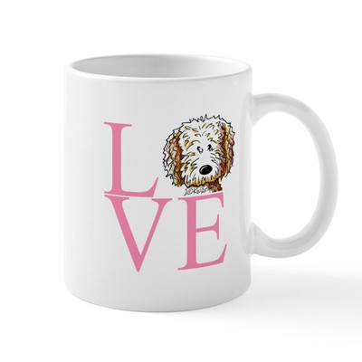 CafePress Kiniart Doodle Love Mug 11 oz Ceramic Mug (1712172965)