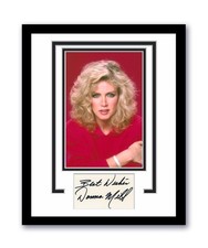 Knots Landing Donna Mills Autographed 11x14 Framed Photo Abby Cunningham ACOA