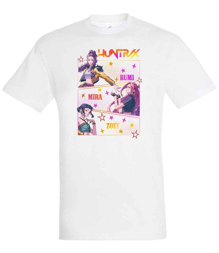 K-Pop Demon Hunters T-shirt Unisex, Girls Boys Short Sleeve T-shirts Fans Gift - Picture 12 of 16