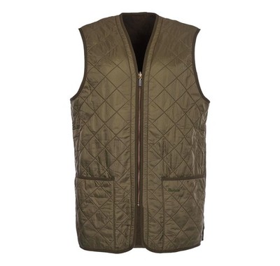 BARBOUR Weste Polarquilt Reißverschlussfutter MLI0002OL91 Olive Herren