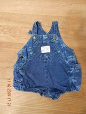 Oshkosh B gosh Vestbak Vintage SAILBOATS BLUE Overalls 12M