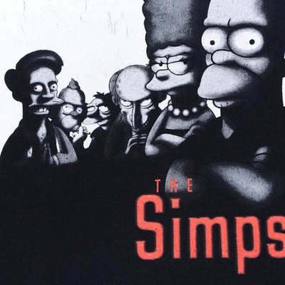 VTG The Simpsons The Sopranos Homer Simpson Parody T-Shirt XL