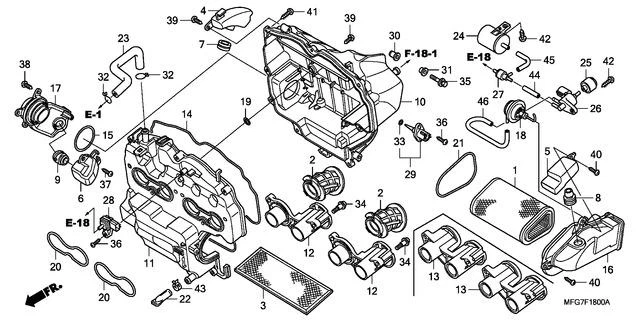 honda CBR1000RR  SENSOR   MAP 37830-MEL-003 Genuine JDM CBR1000RR — 第 2/2 张图片