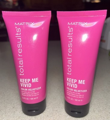 Matrix Total Results Keep Me Vivid Color Velvetizer 3.4oz Lot Of 2 Shine Glaze