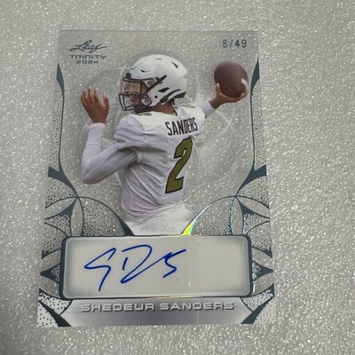 Shedeur Sanders 2024 Leaf Trinity Acetate Auto RC /49
