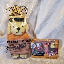 2025 Raising Canes Christmas Story Fra Gee Lay Cane Ralphie Plush w/Mini Figures
