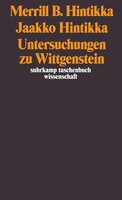 Merrill B. Hintikka (U. A.) | Untersuchungen Zu Wittgenstein | taschenbuch