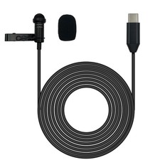Type C Lavalier Microphone Compatible with iPhone 17/16/15 Pro Max,for Galaxy...