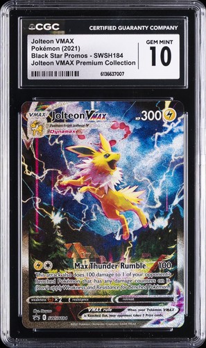 Jolteon VMAX graded CGC 10 for sale on eBay