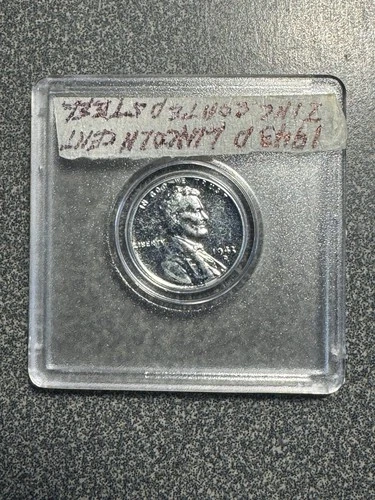 1943-D Steel Cent Uncirculated BU Zinc Coated Steel - Lincoln Wheat Cent, 1 Coin