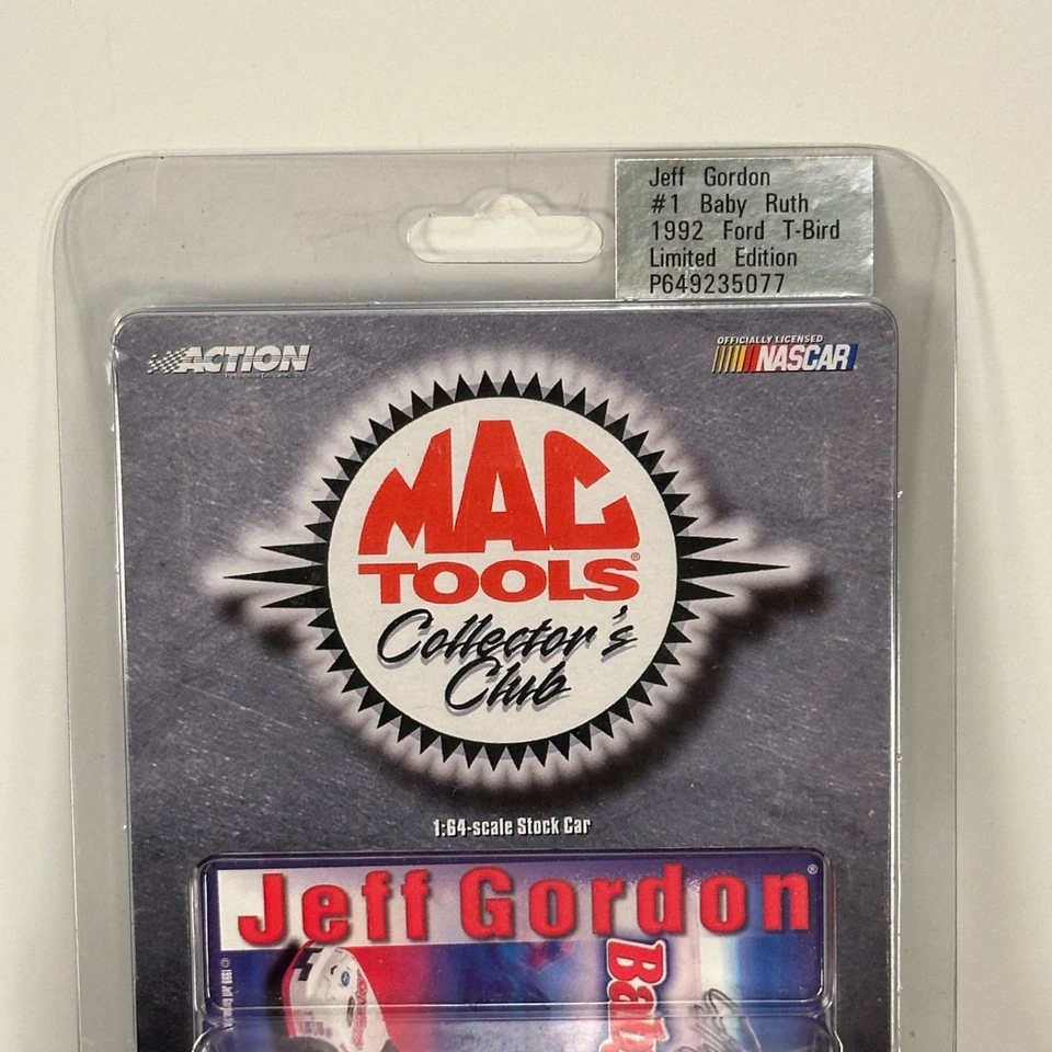 非常罕见的动作 1999 年杰夫·戈登 #1 婴儿露丝 MAC 工具收藏俱乐部 - 1/64 — 第 2/4 张图片