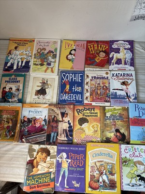 Lot of 20 Assorted Youth Kids Chapter Books - Paperback - pre-owned Summer Read