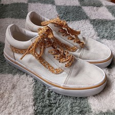 Vans Old Skool Ditsy Floral Yellow Sneakers Kids Size 3