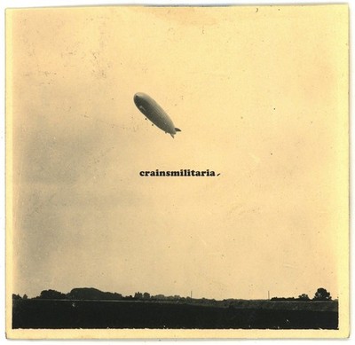 Genuine Photo airship Graf Zeppelin in flight over Münster Westphalia 1930