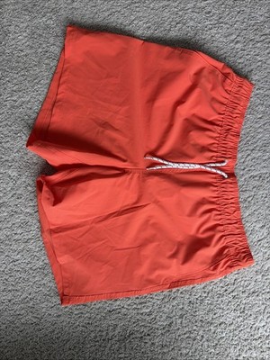 George Above The Knee UPF 50+ Quick Dry Orange Solids Shorts Size L ( 36-38)