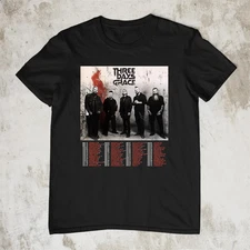 New Apparel Three Days Grace Tour 2025 Music Retro T Shirt Merch Concert Gift